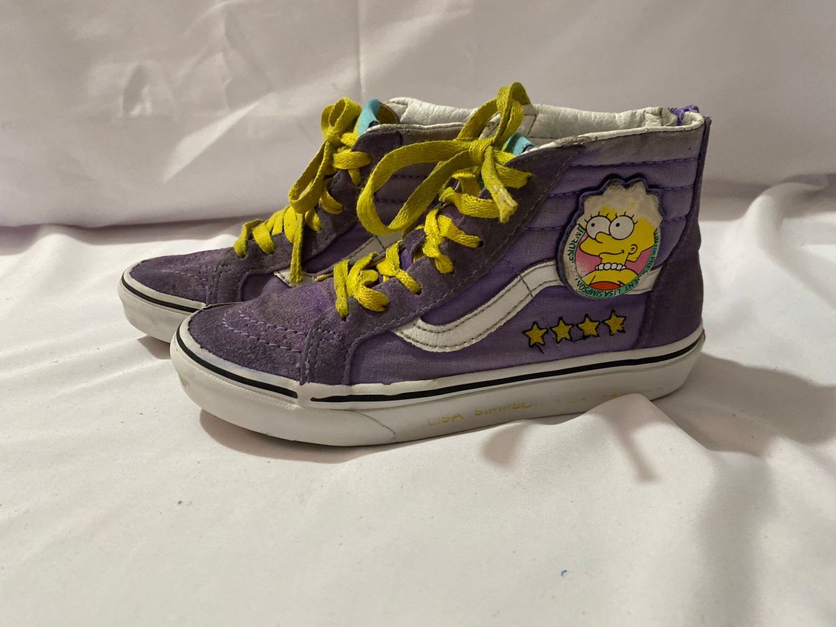 Tênis Vans The Simpsons Lisa Simpson For President - Raro