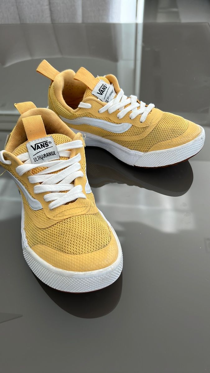 T nis Vans Ultrarange Rapidweld Golden Yellow Cal ado Infantil