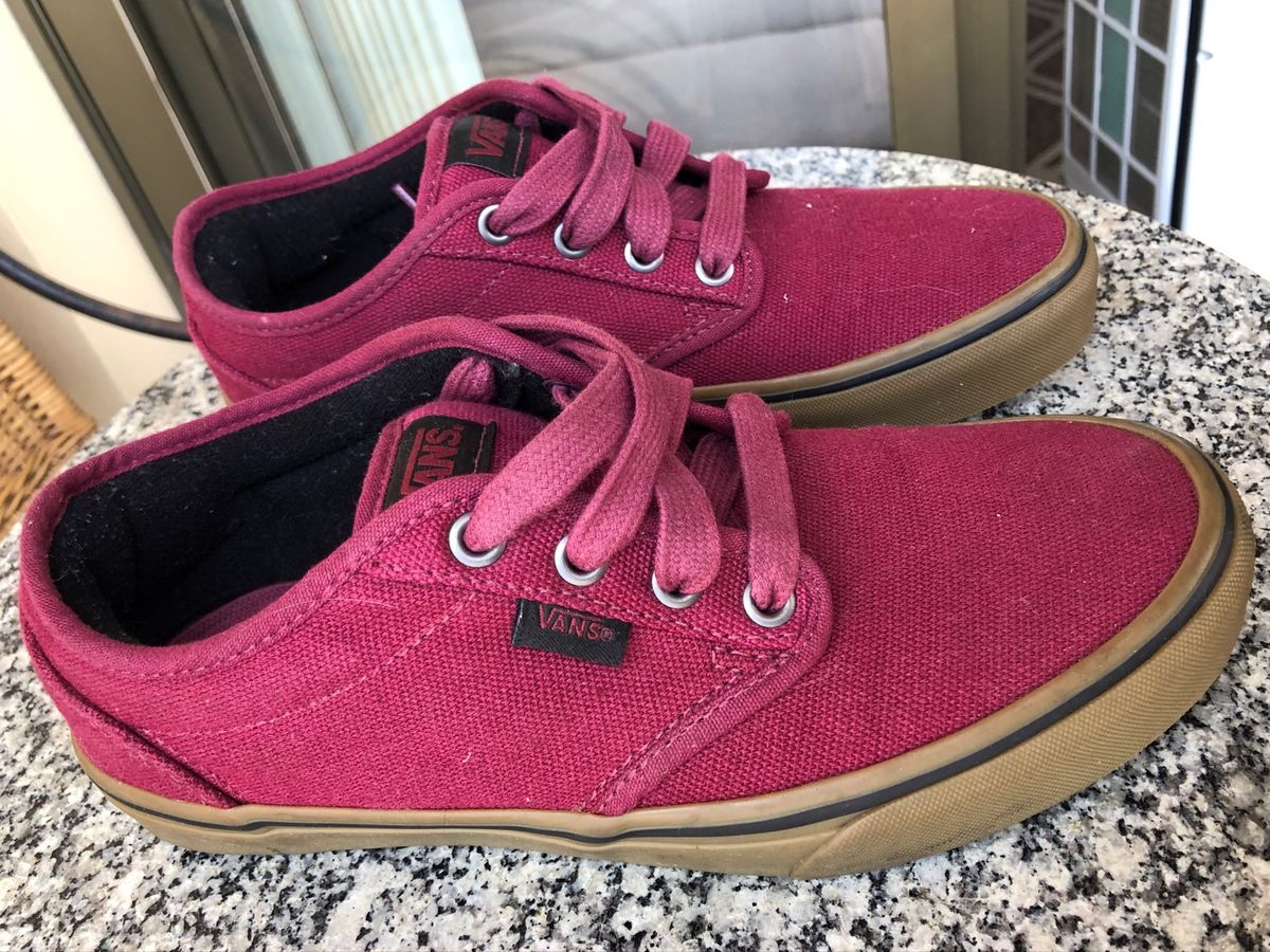 tenis vans marsala