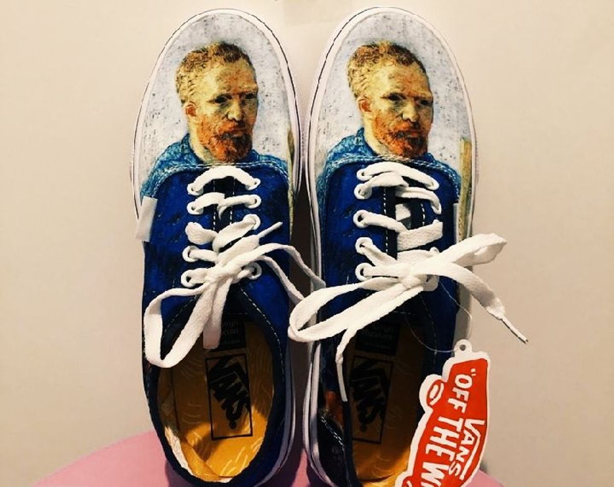 tenis vans do van gogh