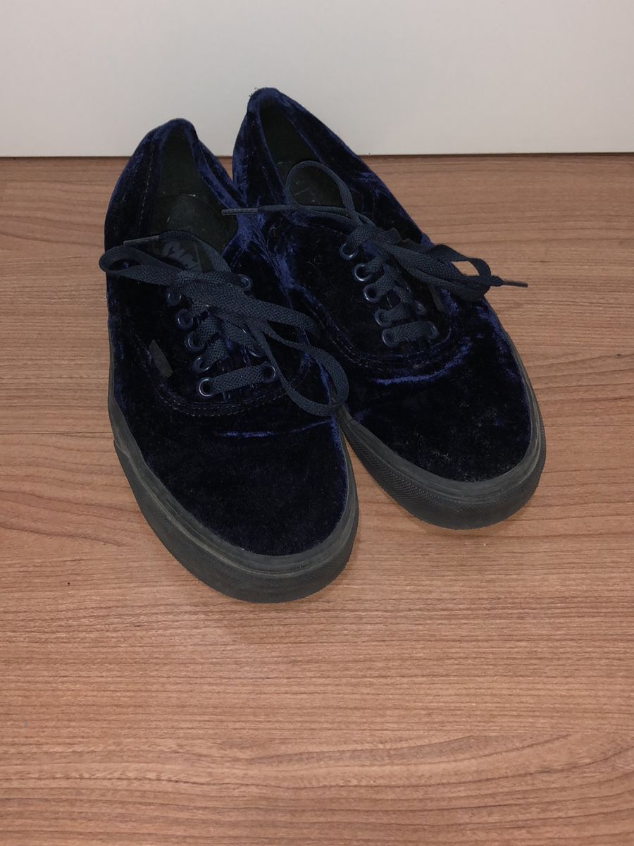 vans preto veludo
