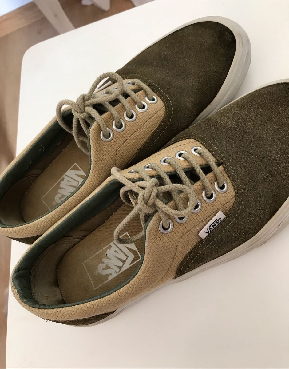tenis vans verde militar