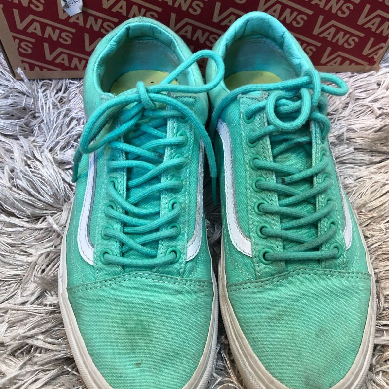 Tênis Vans Verde Água | Tênis Feminino Vans Usado 38997695 | enjoei