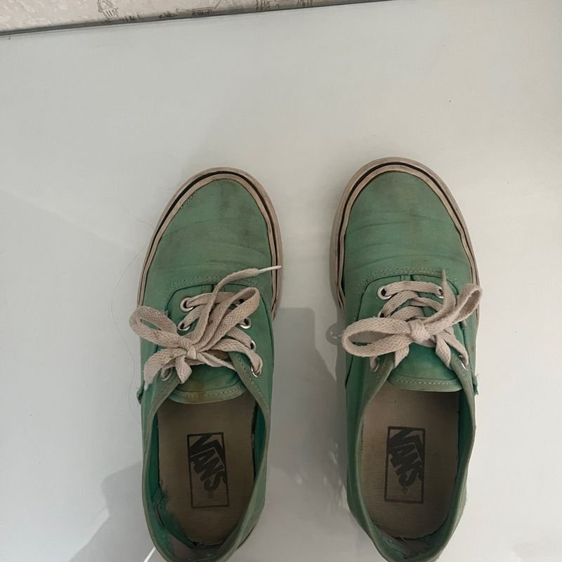 Tenis Vans Verde Água