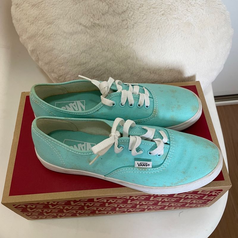 Tenis vans outlet feminino verde agua