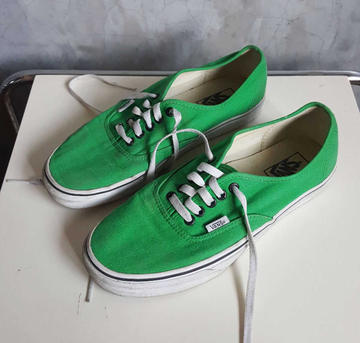 tenis vans verde masculino