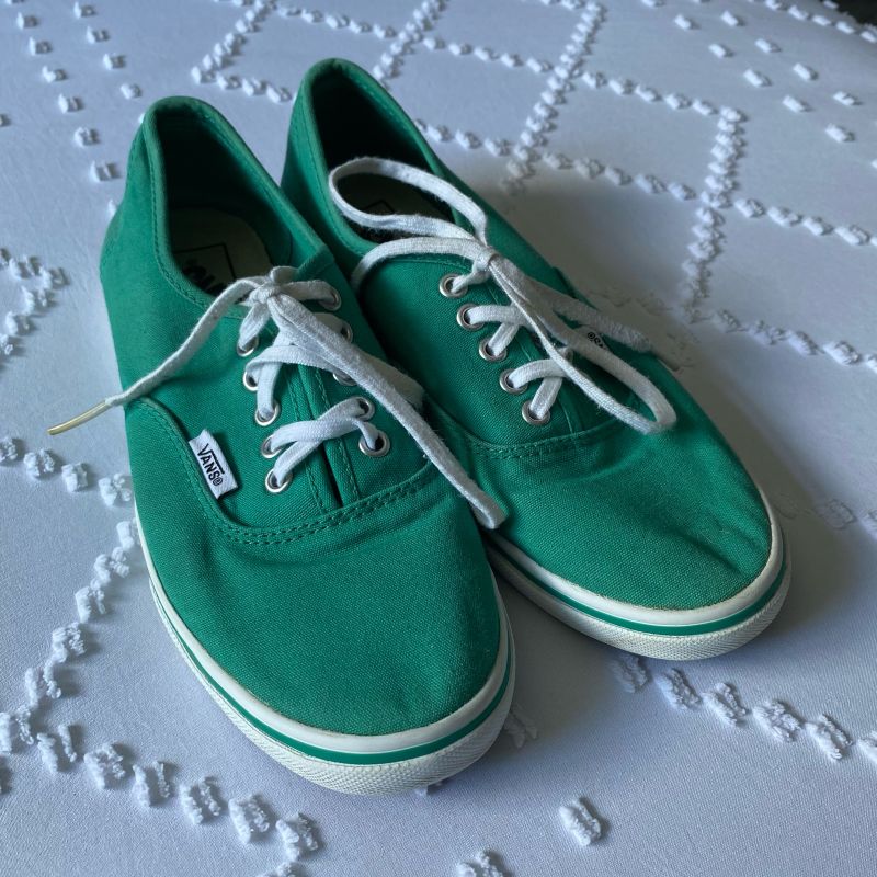 Tênis Vans Verde Low | Tênis Feminino Vans Usado 80844378 | enjoei