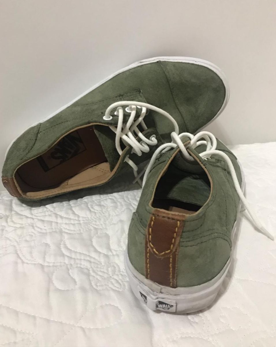 tenis vans verde militar