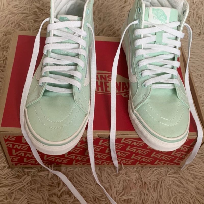 Tênis Vans Verde Água, Tênis Feminino Vans Usado 86802266