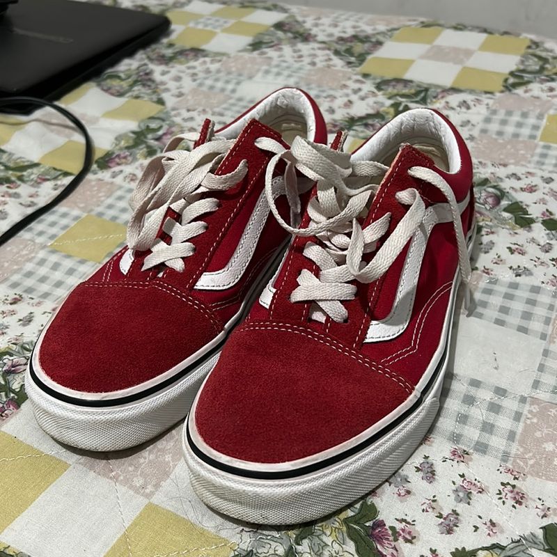 Tênis Vans Vermelho 36, Tênis Feminino Vans Usado 88254911