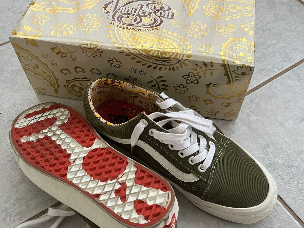 Tênis Vans X Anderson .Paak Old Skool 36 Dx Green, Tênis Masculino Vans  Usado 92611110