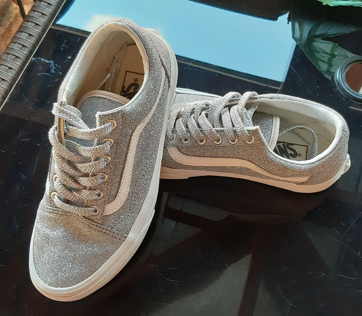 tenis vans lurex glitter