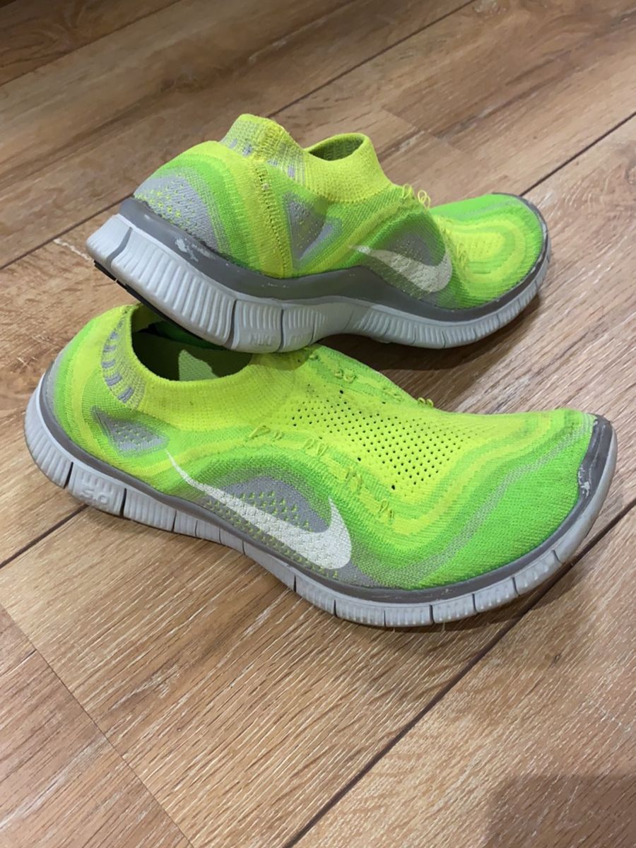 nike free verde limao
