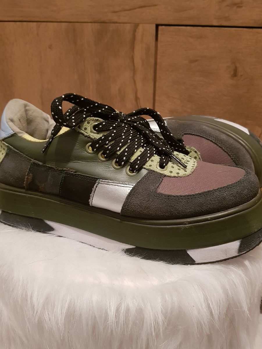 tenis militar camuflado