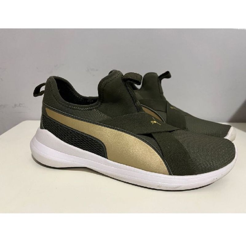 Tenis verde cheap militar puma