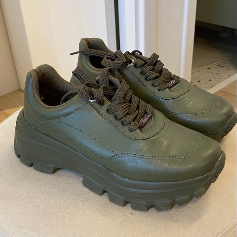 Tenis Verde Militar Vizzano Vizzano Nunca Usado 95042397 enjoei