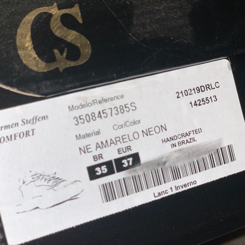 Tênis Verde Neon Carmen Steffens N.35 | Carmen Steffens Usado