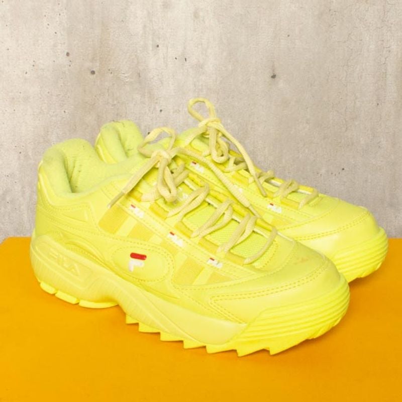 Tênis Verde Neon Fila Tênis Feminino Fila Usado 60269639 enjoei