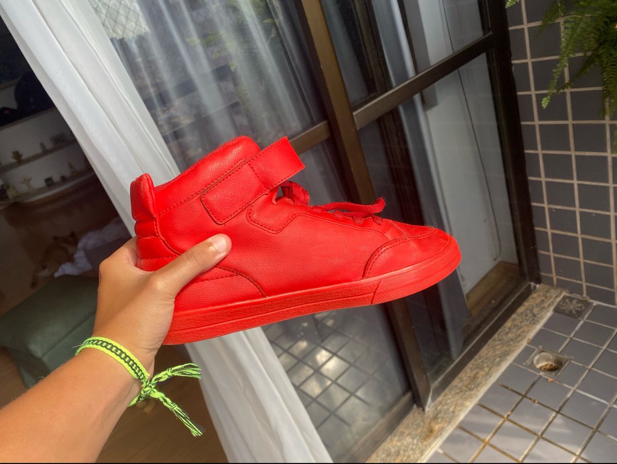 Tênis Vermelho Rapper Tamanho 39 | Tênis Masculino Usado 81550972 | enjoei