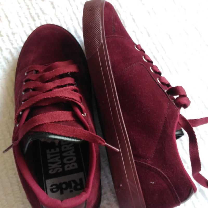 Tenis ride best sale skateboard vermelho