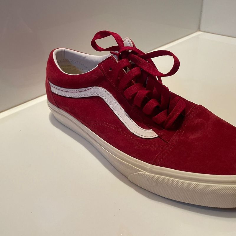 Vans tenis vermelho cheap