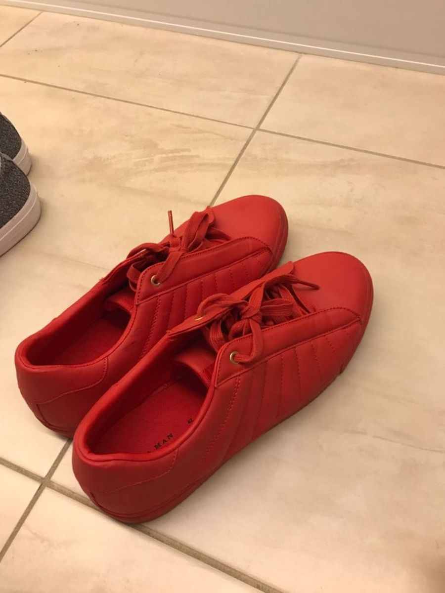 tenis zara vermelho