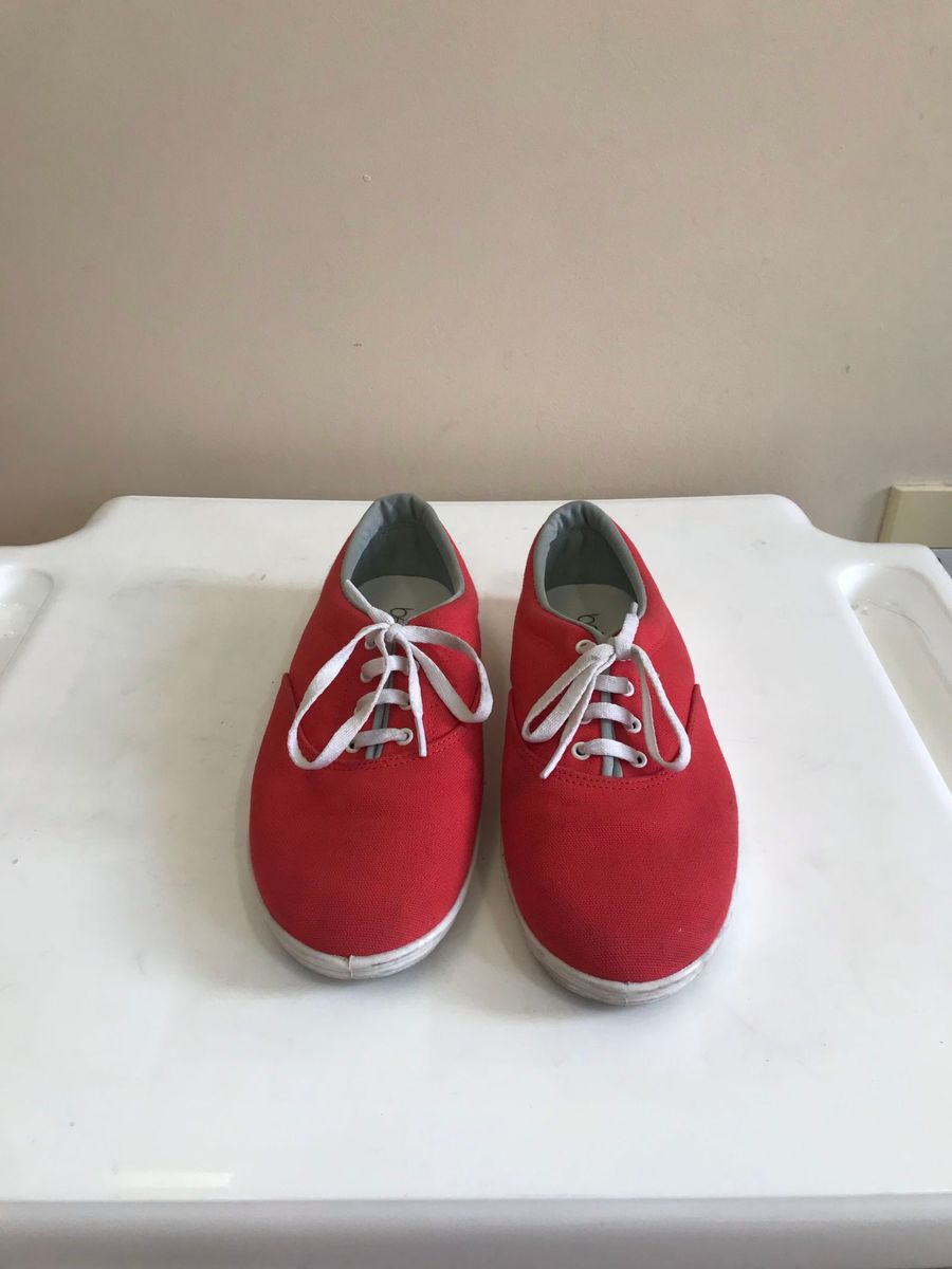 tenis beira rio conforto vermelho
