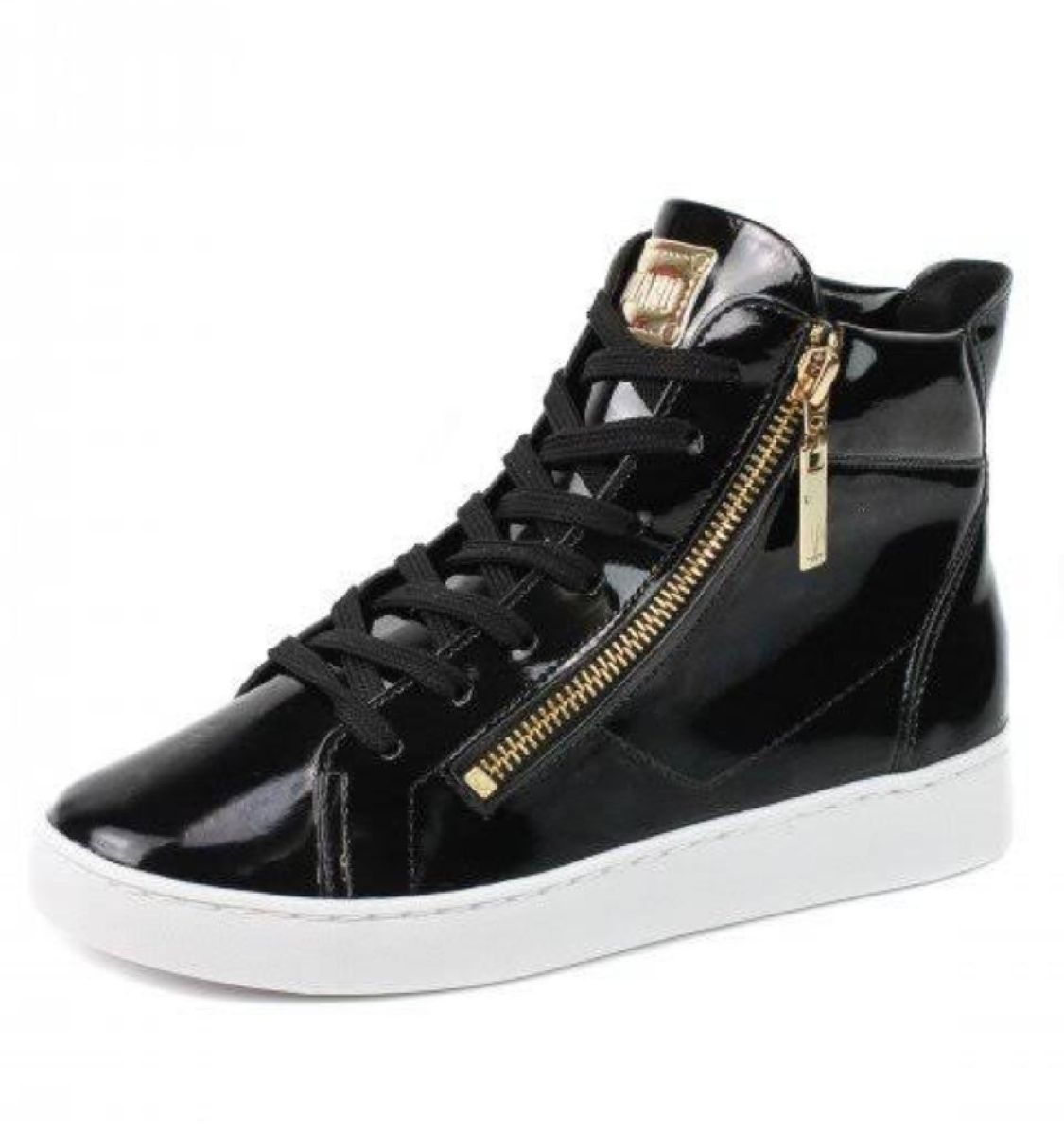 tenis verniz preto vizzano