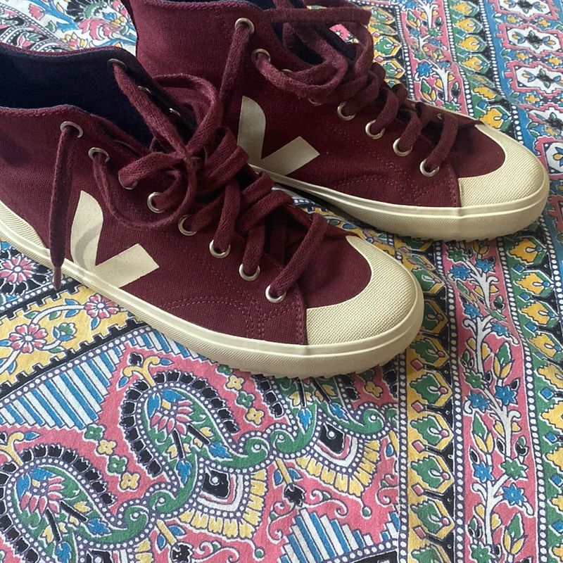 Tênis Masculino Cano Tenis Vinho Feminino Cano Alto Tênis Vert