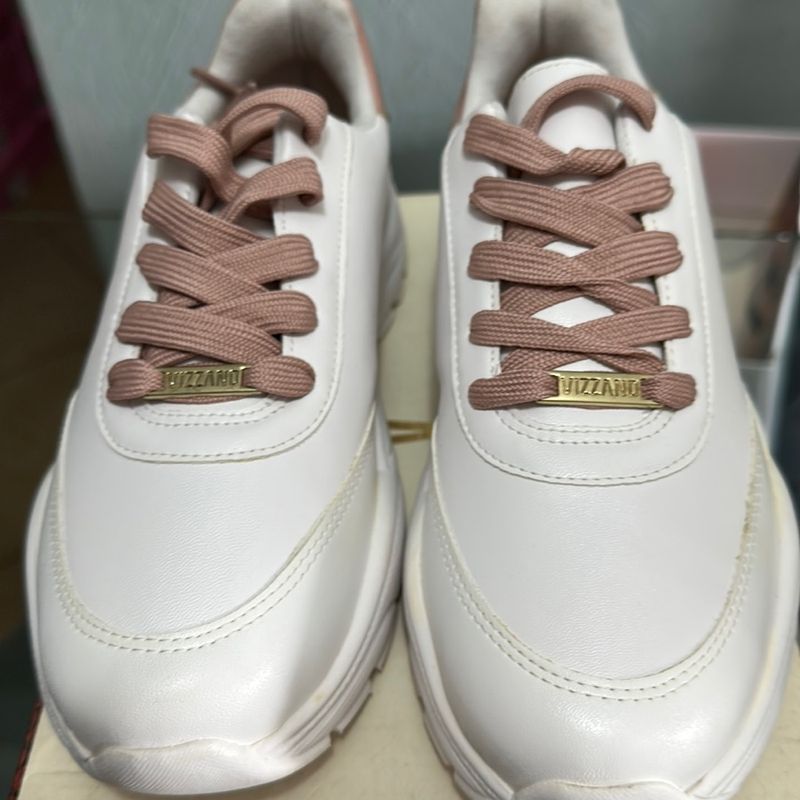 Tênis Vizzano Branco 37 Peça de Mostruário Tênis Feminino