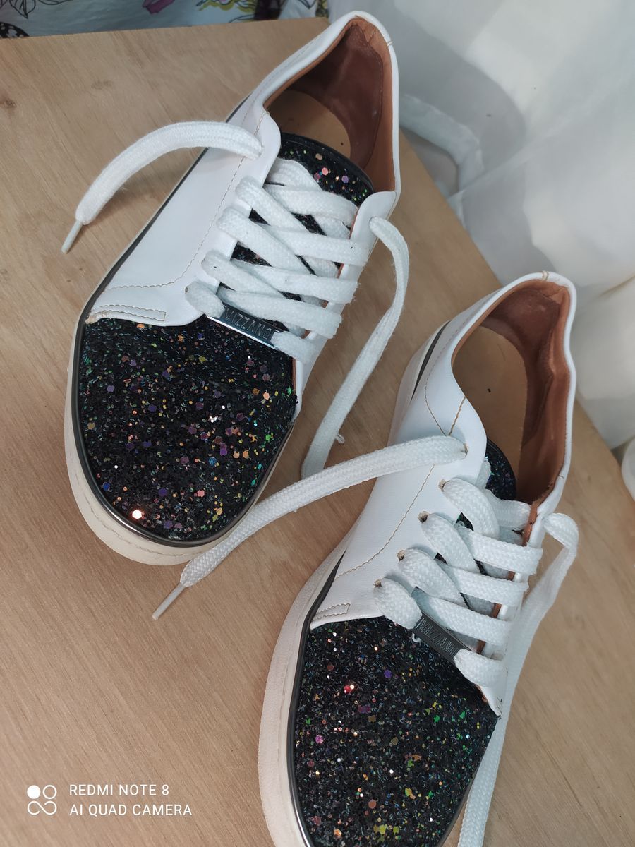 Tenis vizzano hot sale glitter preto