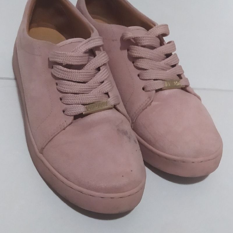 Tenis rosa camurça store vizzano