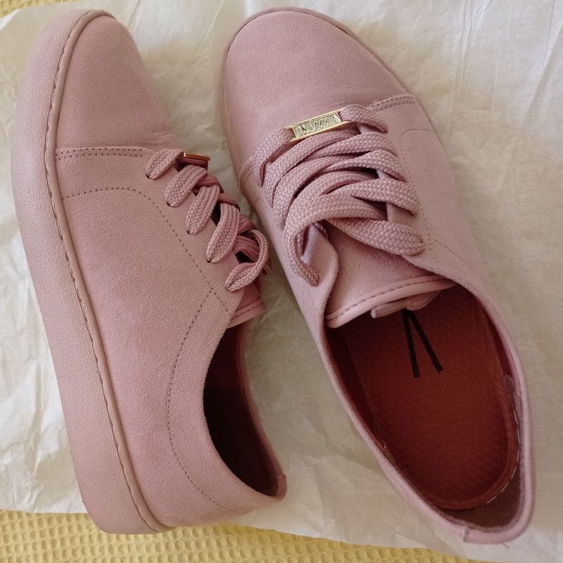 Tênis Casual TÃªnis Vizzano Suede Rosa Tênis Vizzano Casual