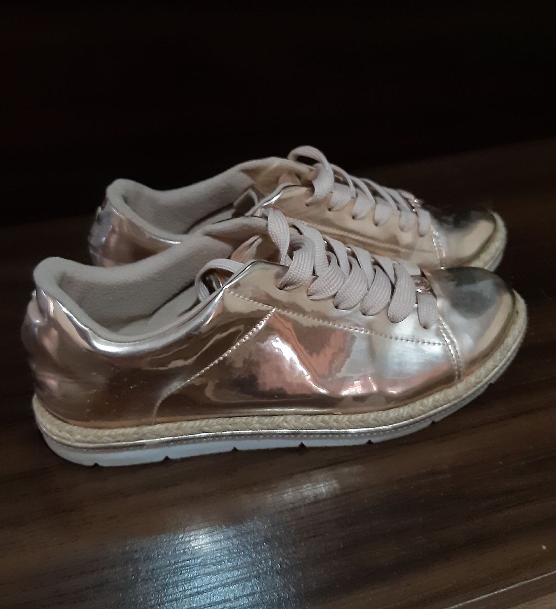 tenis vizzano rose metalico