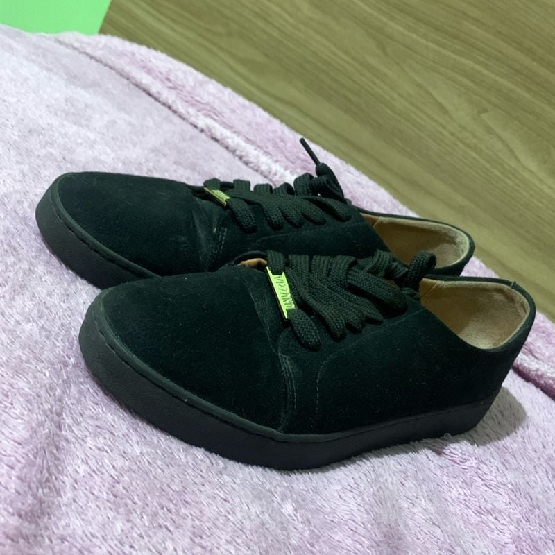 Tênis Vizzano Suede Preto Vizzano Usado 112068870 enjoei