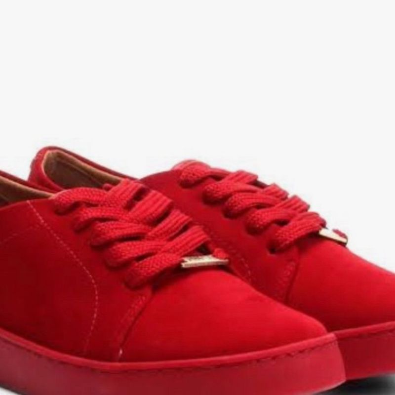 Tenis vermelho hot sale veludo vizzano