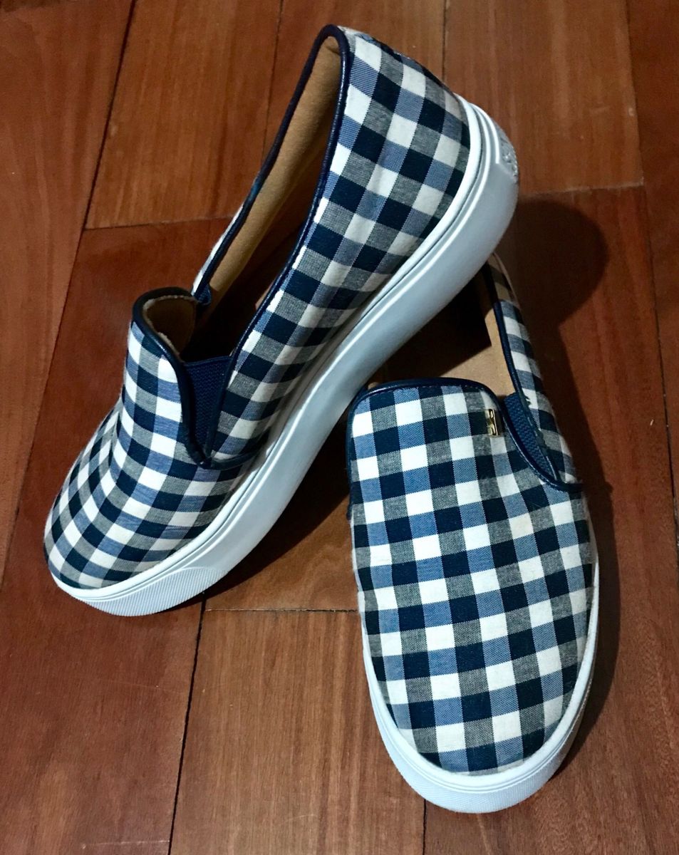 slip on santa lolla xadrez