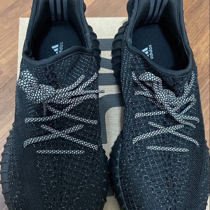 Tênis Yeezy Boost 350 V2 Static Black Non Refletivo Preto | Yeezy