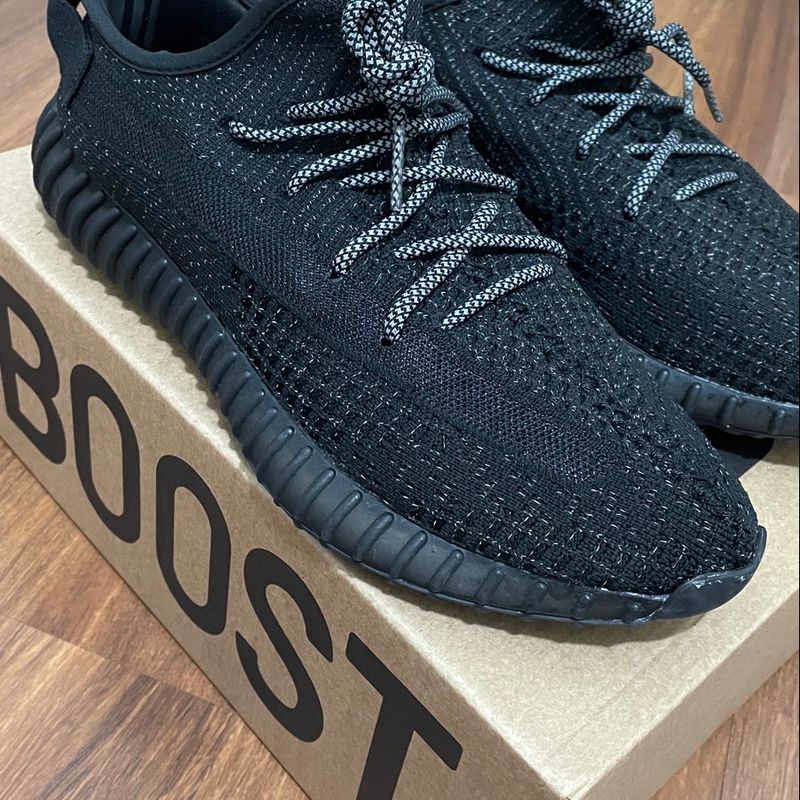 Tenis Yeezy 350 Yeezy Static Preto Tênis Yeezy Boost 350 V2 Static