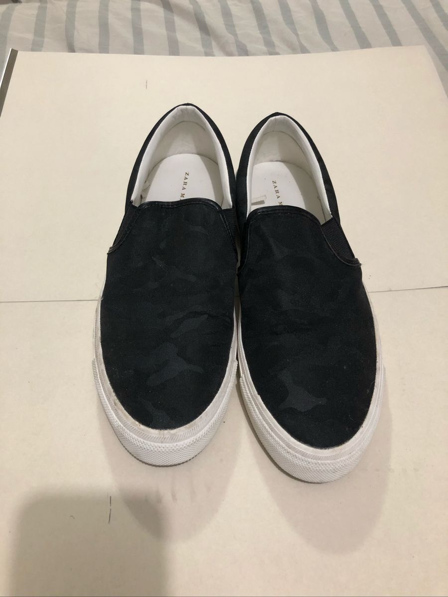 slip on zara masculino
