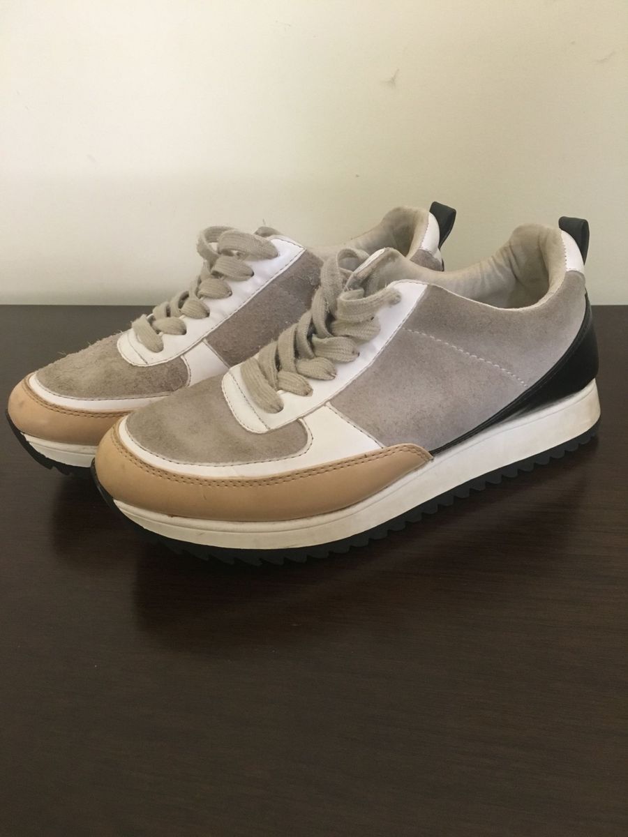 tenis zara branco feminino