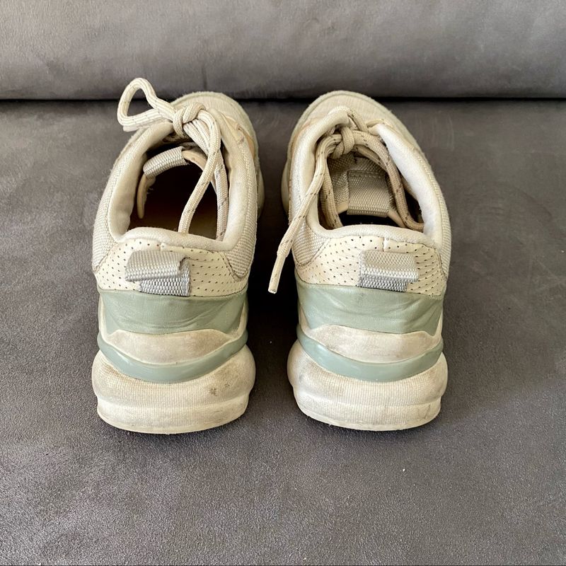 T nis Zz 2044 Multi Pale Beige e Off White Arezzo T nis Feminino
