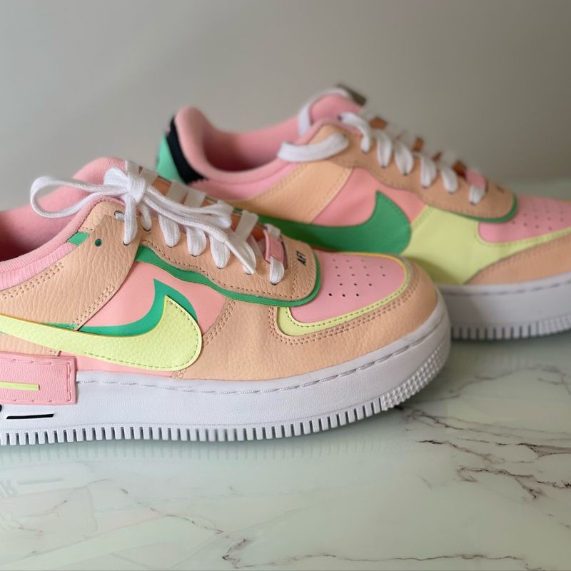 Tennis Air Force 1 Nike Cor Candy Color T nis Feminino Nike Usado 76856045 enjoei