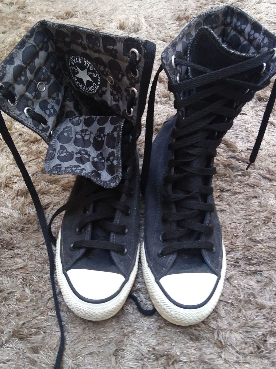 all star cano alto caveira