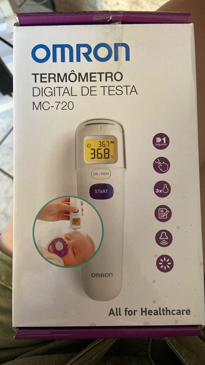 Termometro Digital Testa Omron MC-720-BR