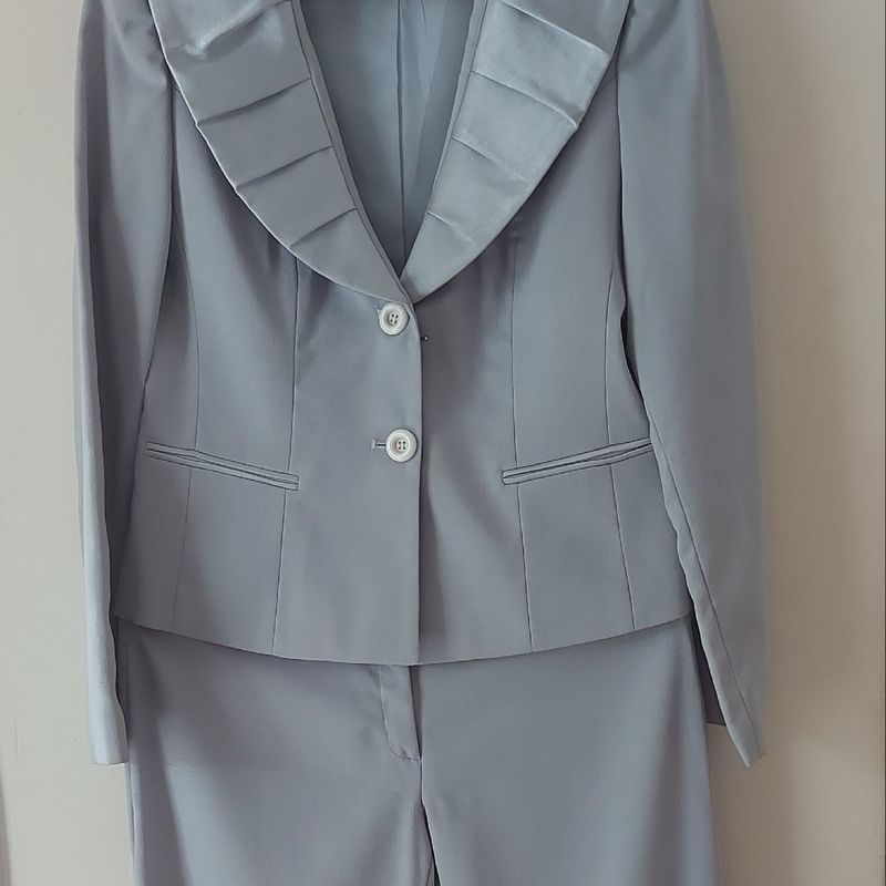 Terno feminino escritório senhora blazer ternos casamento verde