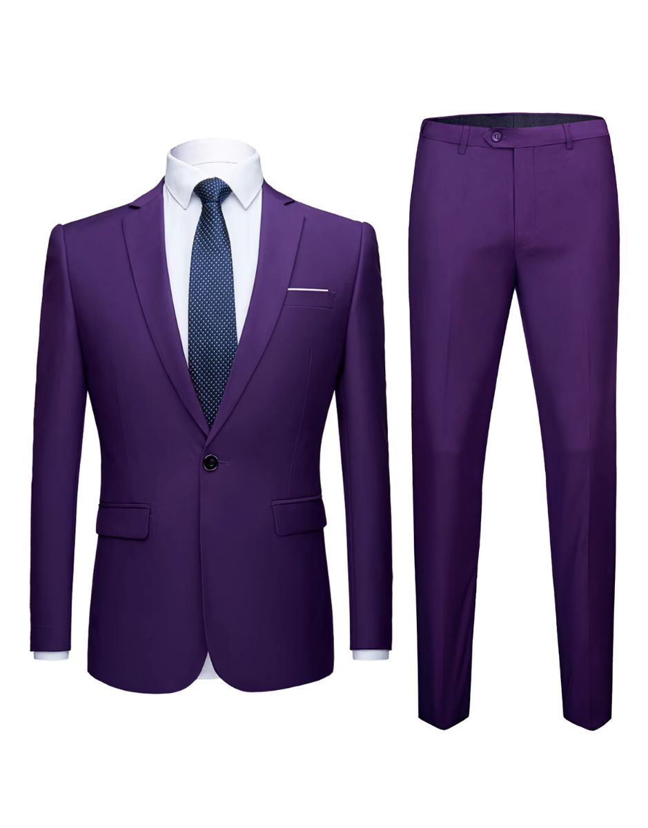 Terno Masculino Roxo | Blazer Masculino Nunca Usado 111521418 | enjoei