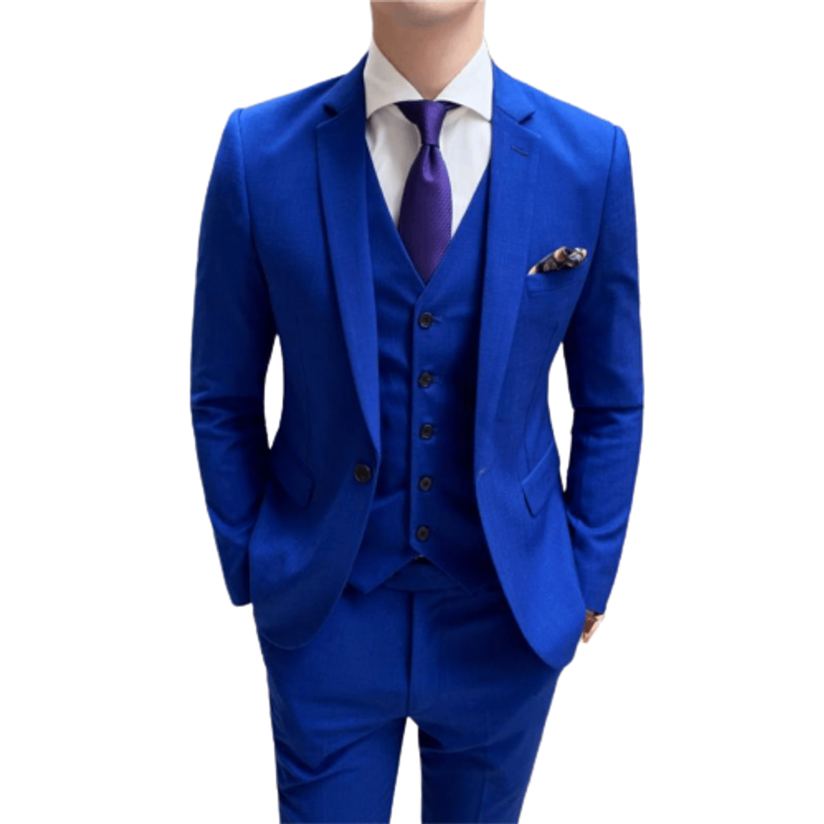 Terno Slim Oxford Masculino Azul Royal Paletocalçabarato Blazer Masculino Terra Forte 6027