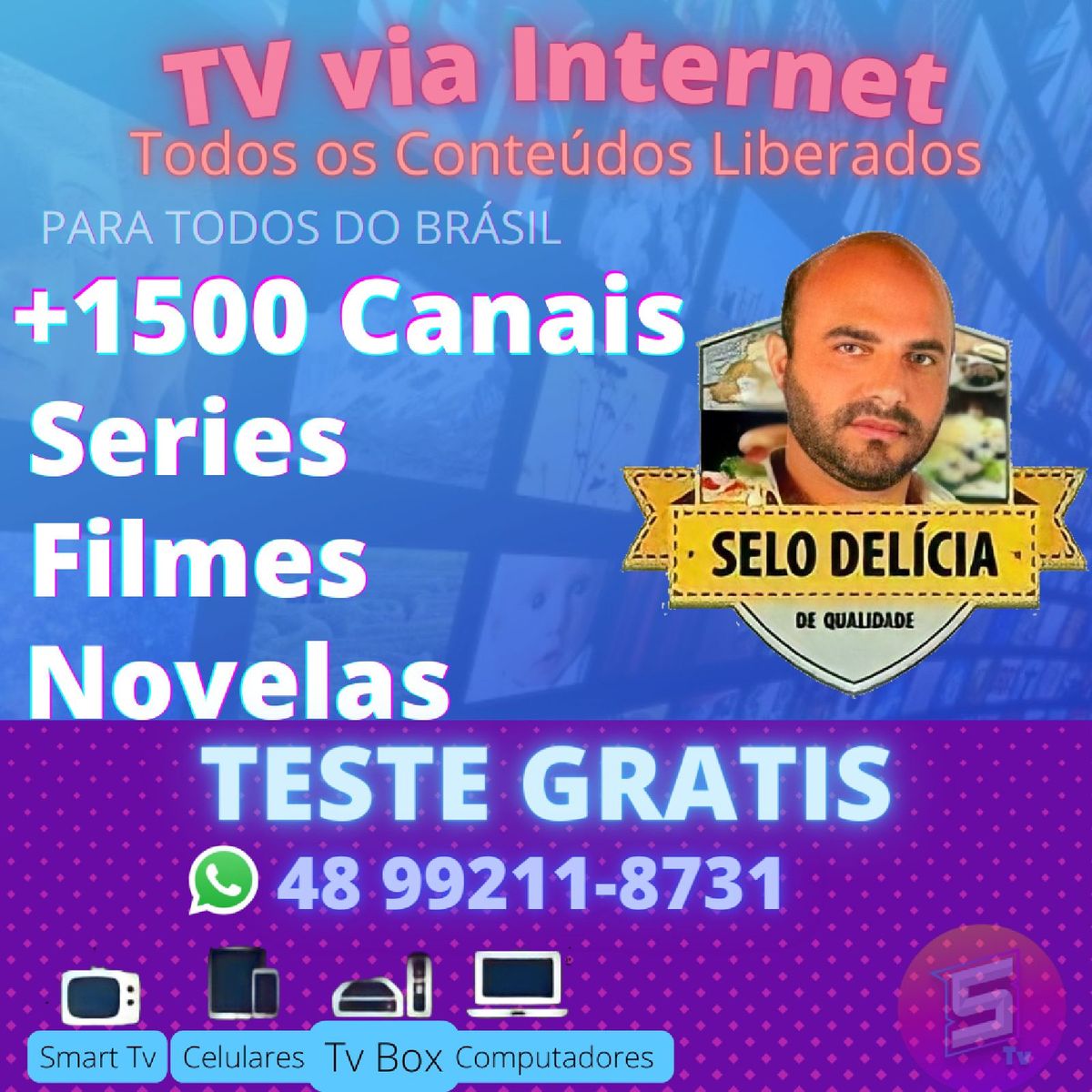 Iptv P2p Teste Gratis  Filme e Série Iptv Nunca Usado 63745792