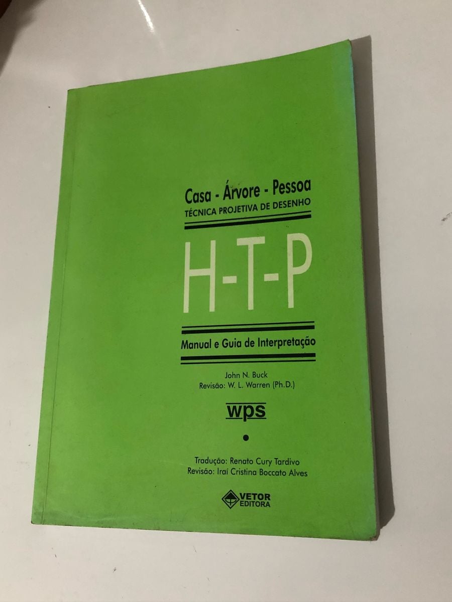 Teste Psicológico Htp | Livro Usado 82901373 | enjoei